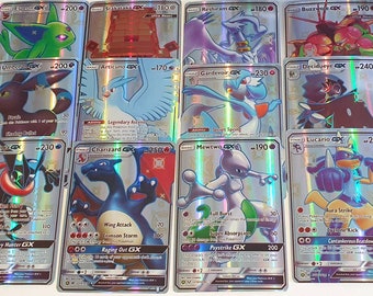 Pokemon Cards Bundle Rainbow Rare Gx V Shiny Vault Etsy