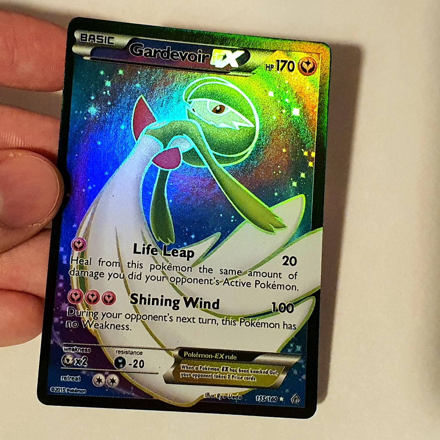 Custom Holographic Full Art Gardevoir EX Card – PokeOricaSTCG