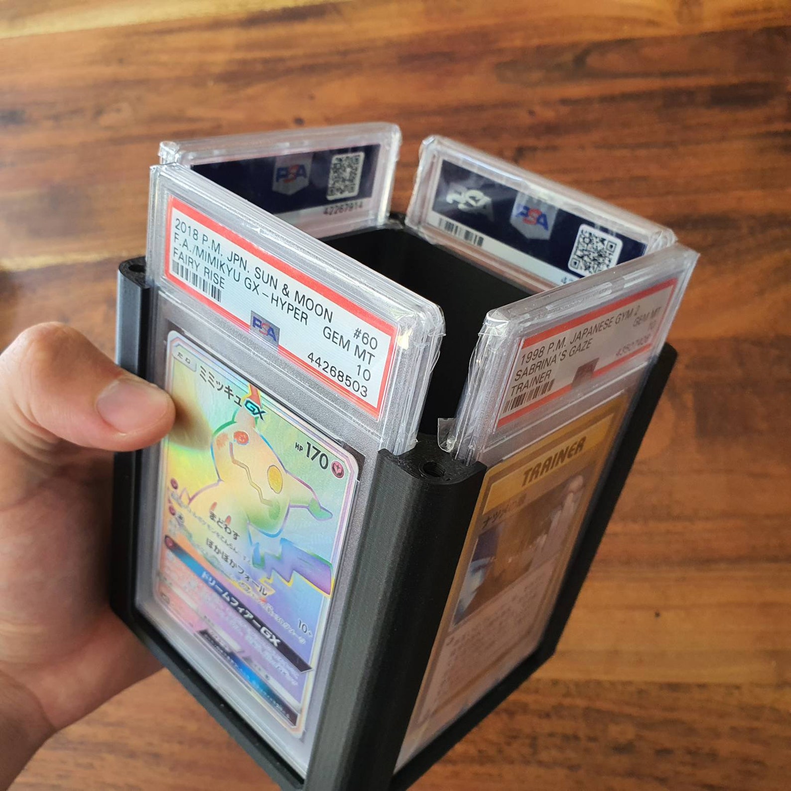 PSA Cards Display Holder Case Pokemon Cards Yugioh Magic Etsy