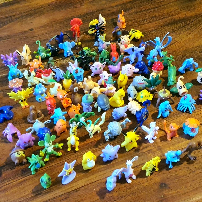 Pokemon Figures Mini Toys PVC 24 144 pcs Etsy