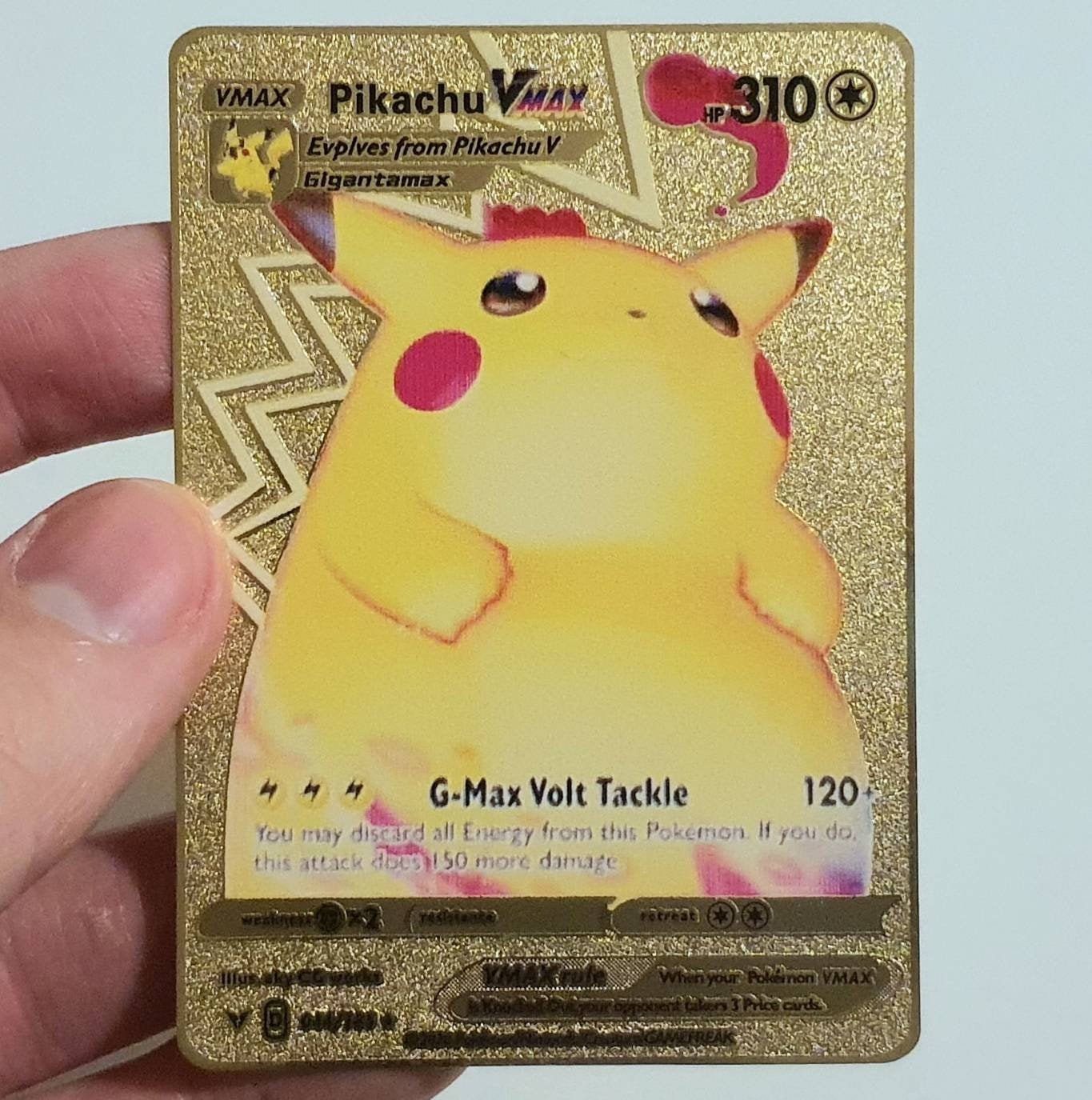 Pikachu Vmax Carta