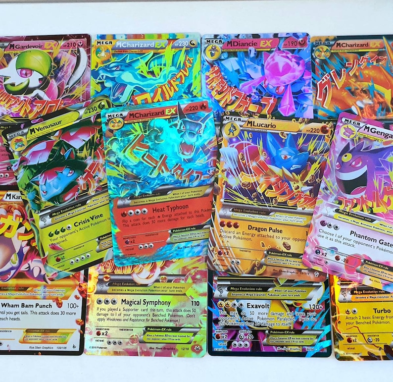 Pokemon Cards Bundle Rainbow Rare GX V Shiny Vault Etsy