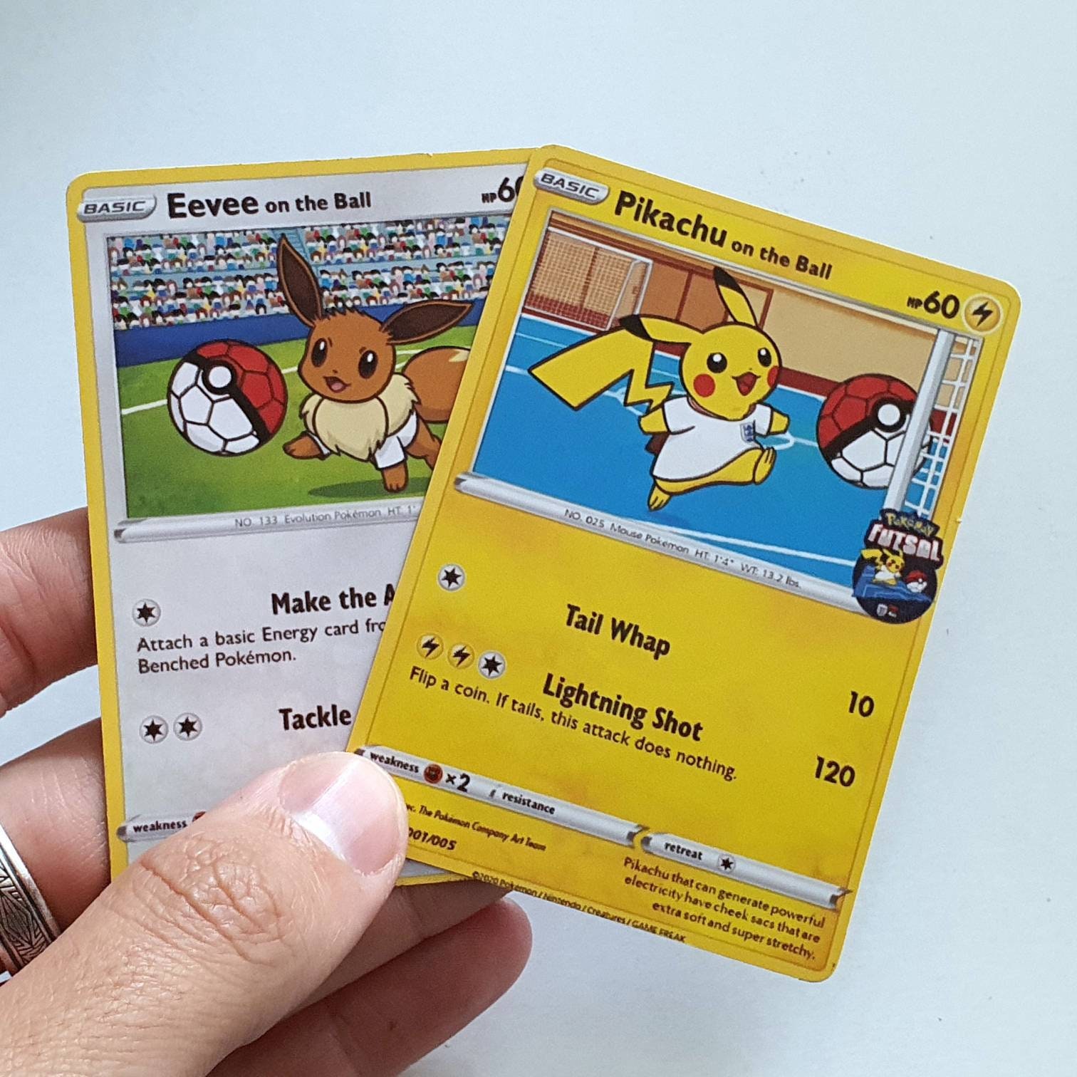 Pikachu & Eevee on the Ball Holo Custom Made Pokemon Card - Etsy