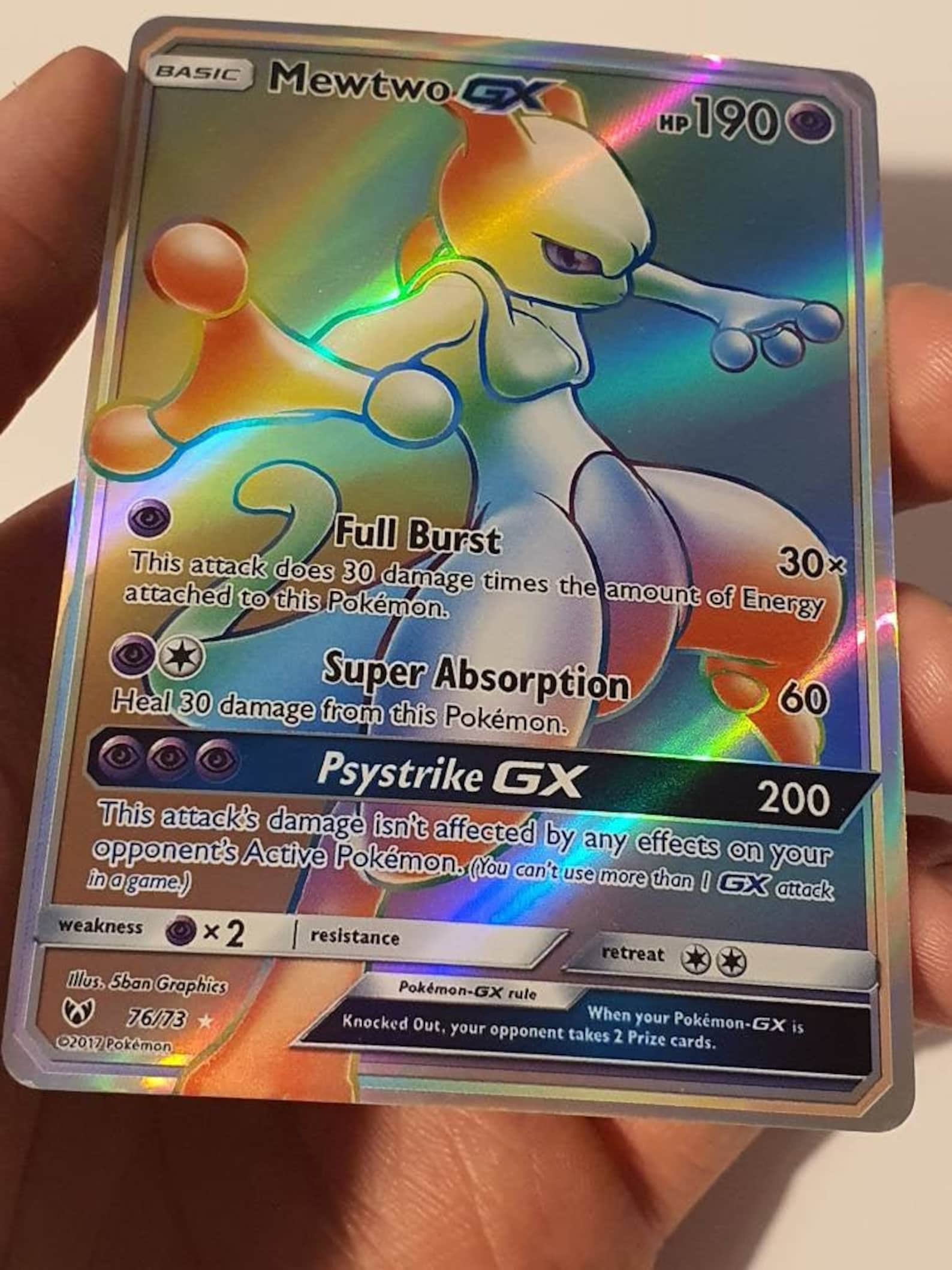 Ultimate Mewtwo Pokemon Card