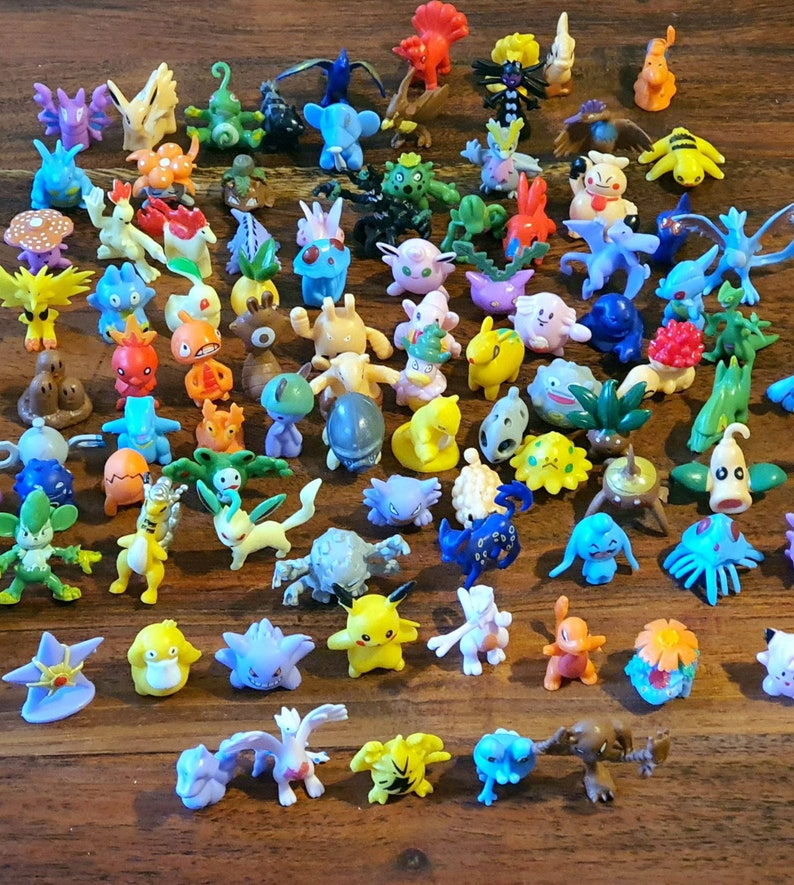 Pokemon Figures Mini Toys PVC 24 144 pcs Etsy