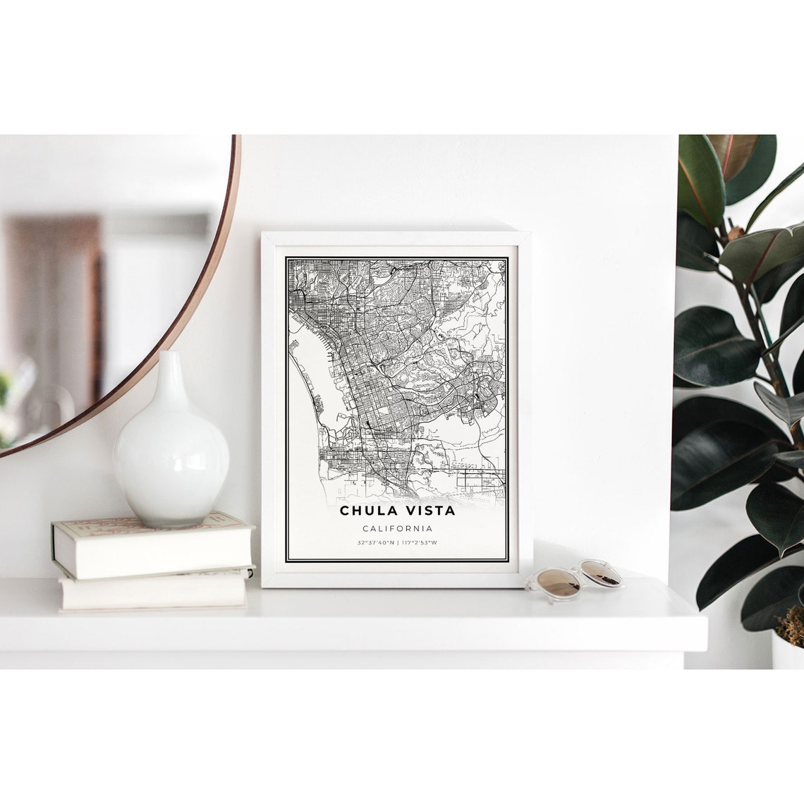 Chula Vista Map Print California CA USA Map Art Poster Etsy Chula Vista Map Print California CA USA Map Art Poster Etsy