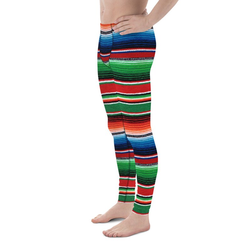 Mexican Serape Men/'s Leggings