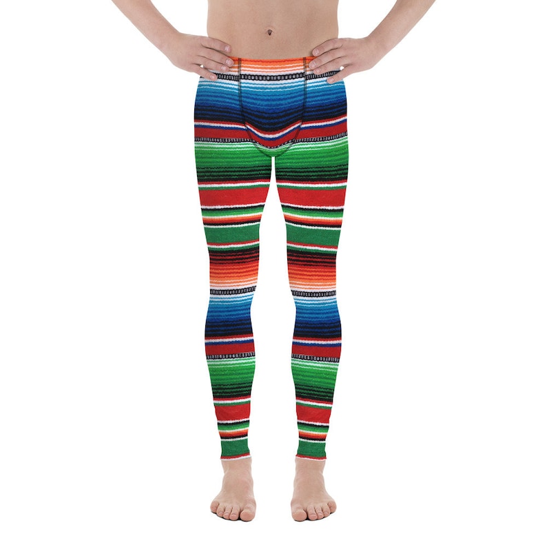 Mexican Serape Men/'s Leggings