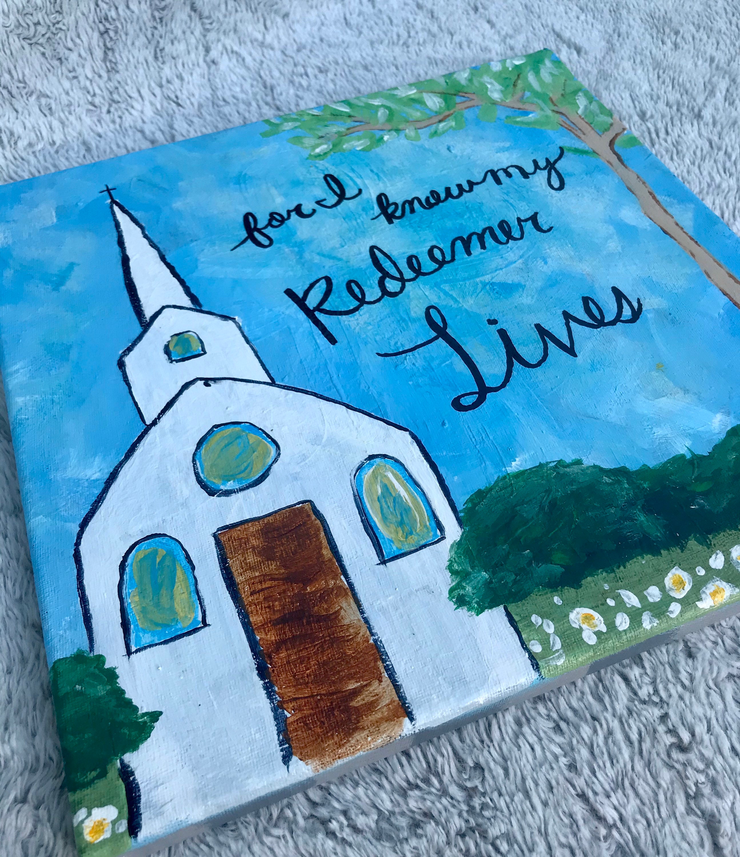 Church Painting - Etsy