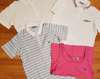 vintage fila tennis shirt