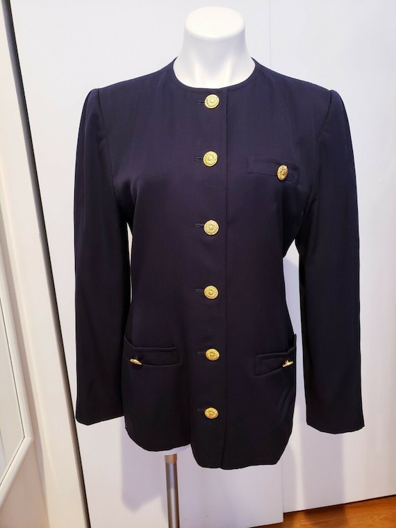 ジャケット・アウター 90s NEW YORKER gold button navy blazer NEWYORKER Blazer, double-breasted tailored jacket, navy