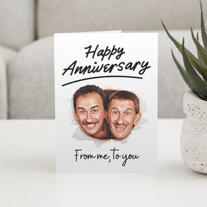 Biglietto di anniversario divertente, biglietto dei fratelli Chuckle, biglietto di scherzo, biglietto maleducato, biglietto divertente, biglietto per il marito, biglietto per la moglie, biglietto per un amico