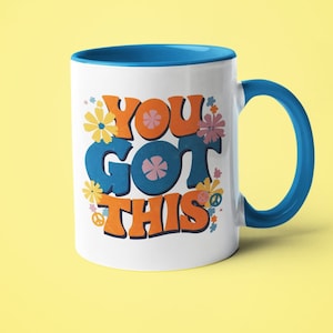You Got This Mug, Secret Santa Gifts For Her, Funny Gifts, Motivational Mug, Christmas Gift, Funny Mug, Best Friend Gift, Gift Under 15