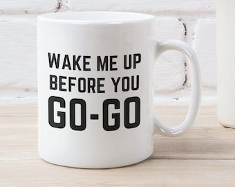 80er Jahre inspirierter Becher, lustiges Zitat Becher, beste Freunde Becher, Weihnachtsgeschenk, wache mich auf, bevor du gehst Becher, lustiges Geschenk