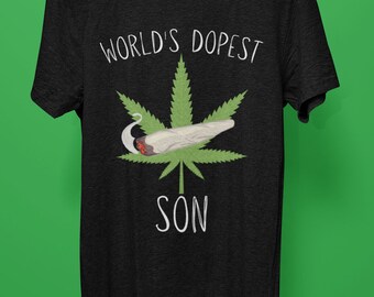 World's Dopest Son T-Shirt, Funny T-Shirt , Novelty T-Shirt, Gift For Him , Son Gifts , Christmas Gifts , Stocking Filler
