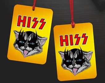 Ambientador engraçado para carro Hiss, Ambientador engraçado, Ambientador para gatos, Decoração de carro, Presente de piada, Presente inovador, Decoração de carro Hiss, Presente para ele