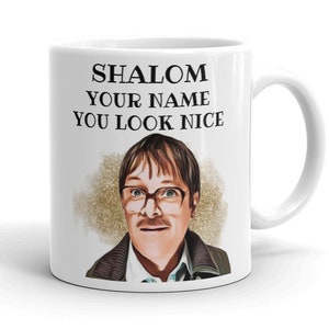 Lustiges Geschenk, personalisiert Sie schauen nette Becher, Jim von Freitag Abend Abendessen Becher, Benutzerdefinierte Freitag Abend Abendessen Becher