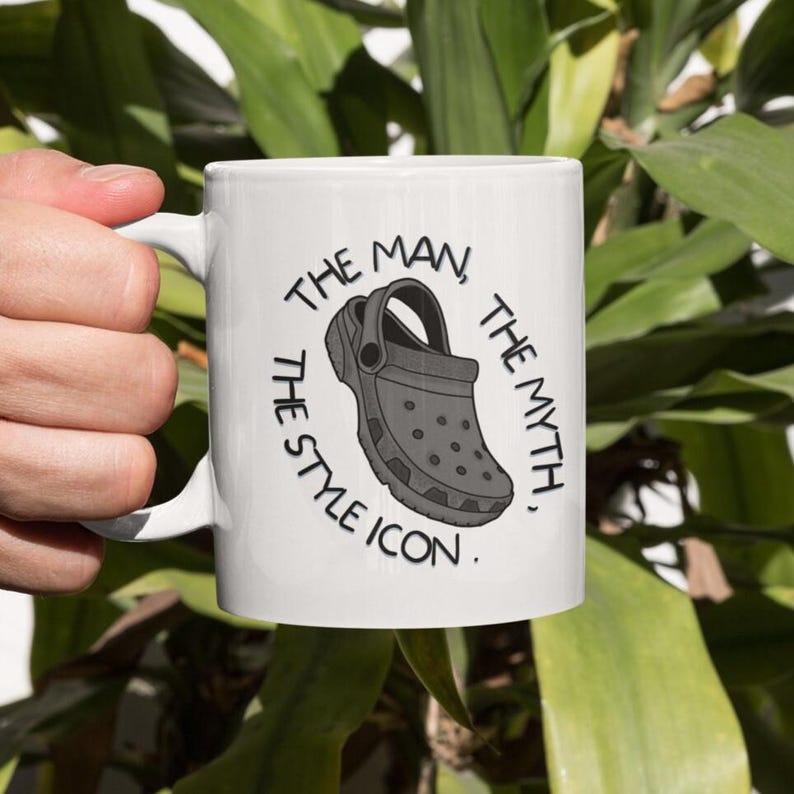 Funny Croc Mug – Secret Santa Gift, Birthday Gift, Christmas Gift, Gift For Him, Brother Gifts, Gift For Stepdad, Fathers Day Presents image 2