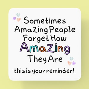 Funny Friendship Gift , Motivational Coaster, Thank You Gift , Best Friend Gift , Novelty Coaster, Stocking Filler, Christmas Gift