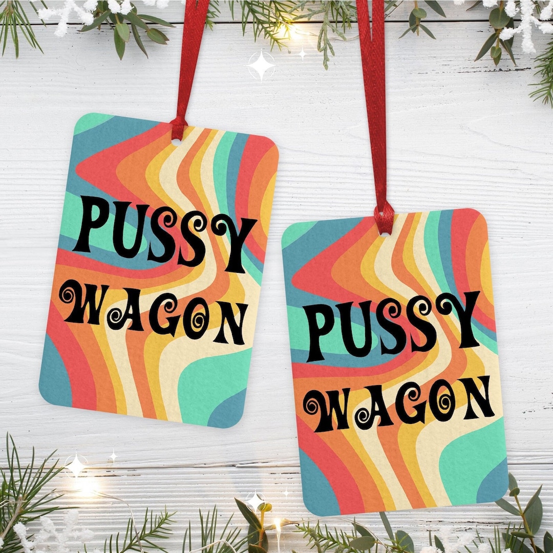 Funny Car Air Freshener Pussy Wagon Air Freshener Joke Etsy UK
