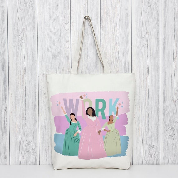 Musical Theatre Tote Bag, Inspired By Hamilton The Musical , Motivational Tote Bag , Novelty Gift, Motivational Quote Bag, Gift For Her