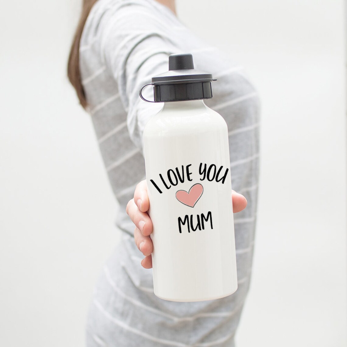 I Love You Mum Water Bottle Mothers Day Gift Gift of Love Etsy UK
