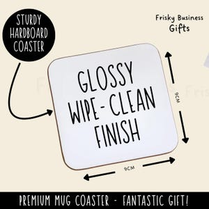 Funny Cat Coaster – Momma I Just Killed a Mouse – Cat Lovers Gift, Cat Secret Santa, Stocking Filler image 6
