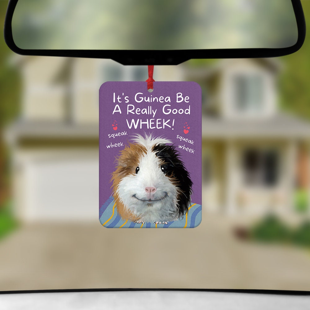 Funny Guinea Pig Car Air Freshener Novelty Freshener Guinea Etsy UK