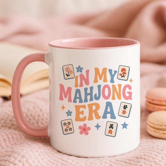 In My Mahjong Era Mug – Mahjong Gift Idea, Funny Mahjong Lover Mug, Board Game Night, Secret Santa Gift, Letterbox Gift, Stocking Filler
