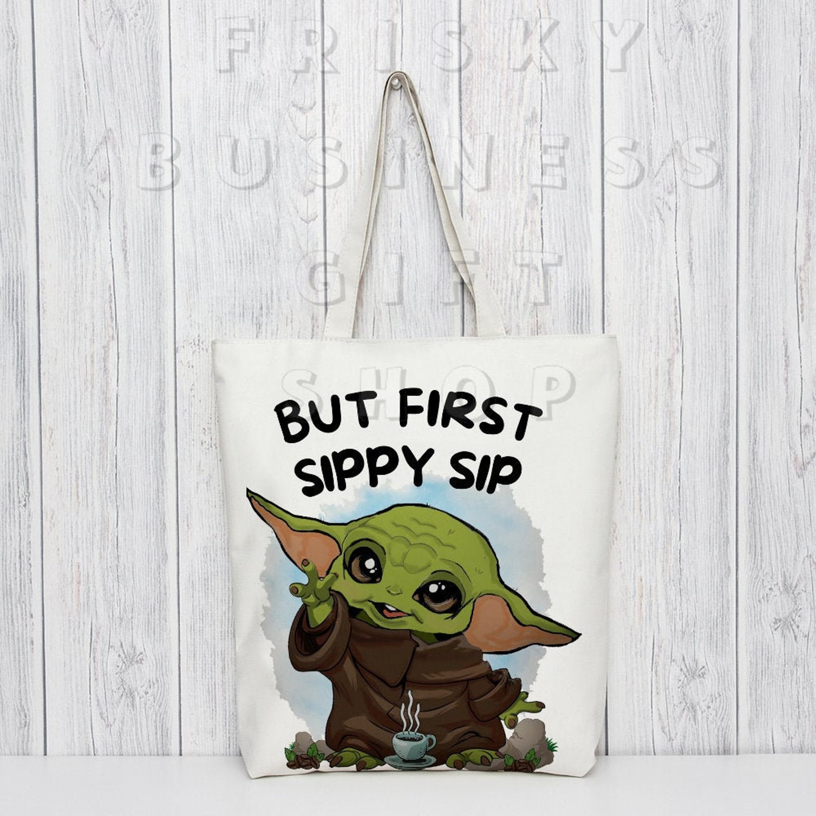 Yoda Tote Bag Cute Baby Yoda Gift Mothers Day Gift Cute Etsy
