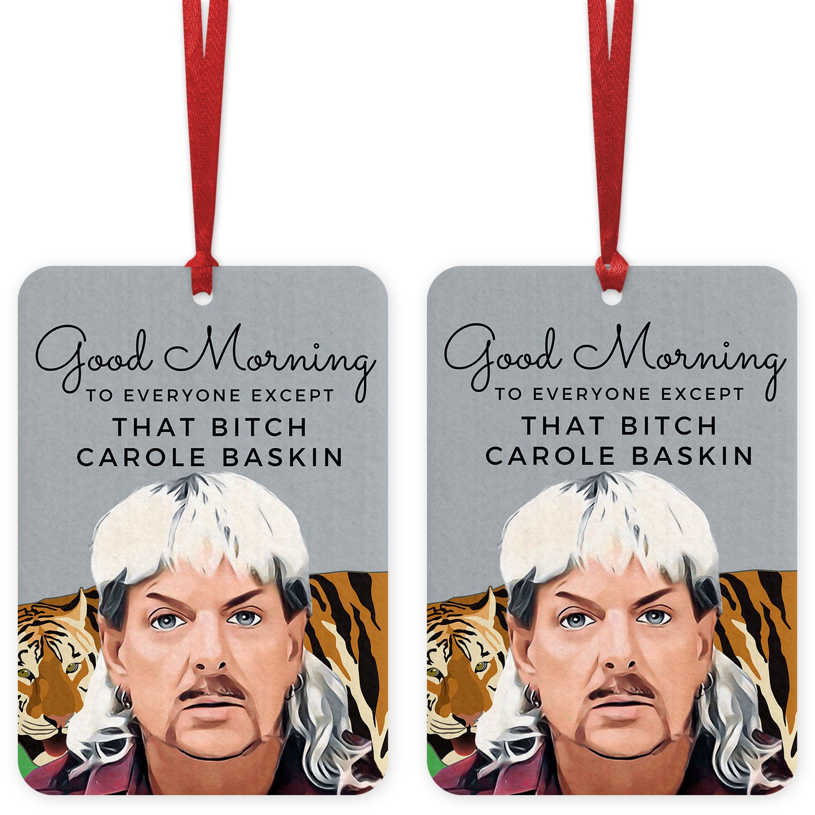 Joe Exotic Car Air Freshener Carole Baskin Car Air Freshener Etsy