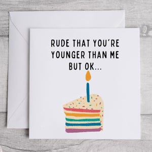 Funny Birthday Card,  Rude Novelty Car,  Best Mates Card, Novelty Joke Card, Card For Him, Card For Her