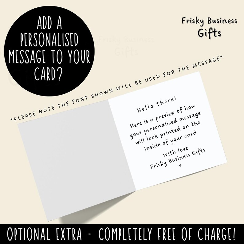 You're Pretty Fucking Awesome Keep That Shit Up Card, Novelty Thank You Card, 300gsm, Thank You Card, image 4