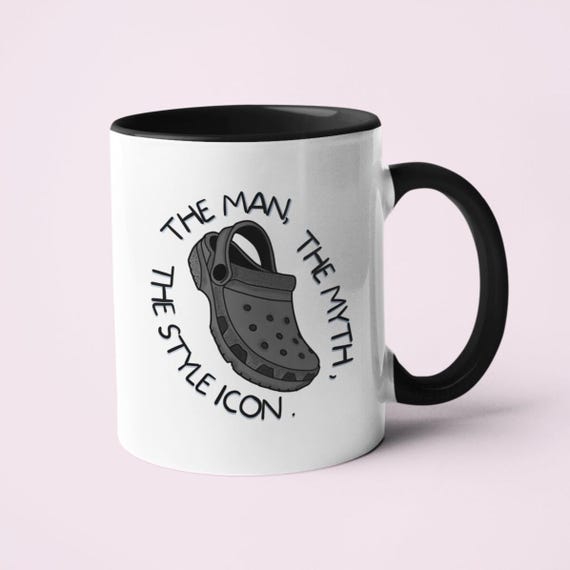 Funny Croc Mug – Secret Santa Gift, Birthday Gift, Christmas Gift, Gift For Him, Brother Gifts, Gift For Stepdad, Fathers Day Presents