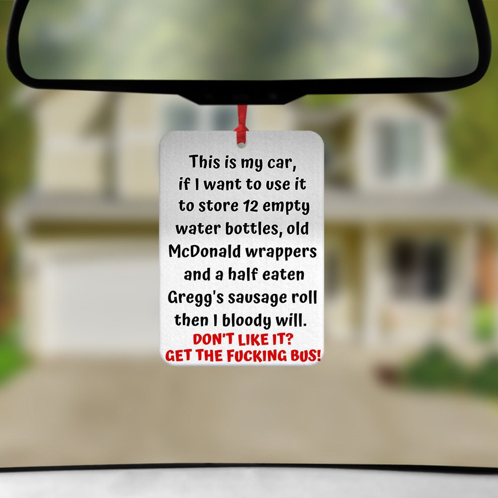 This is my car Air Freshener Funny car Air Freshener Etsy