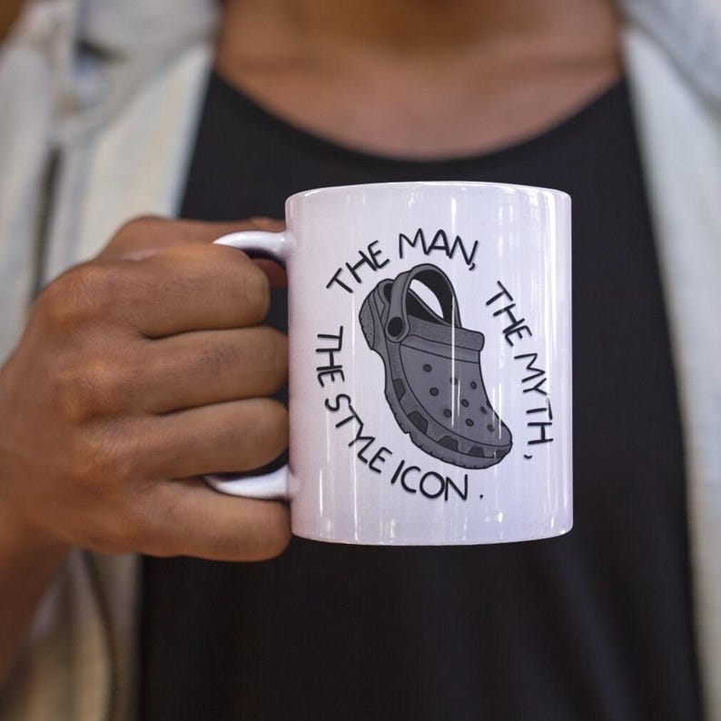 Funny Croc Mug – Secret Santa Gift, Birthday Gift, Christmas Gift, Gift For Him, Brother Gifts, Gift For Stepdad, Fathers Day Presents image 5