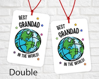 Grandad Gifts - Car Air Freshener - Novelty Freshener - Gift For Grandad - Christmas Gifts - Stocking Filler - New Grandad Gift