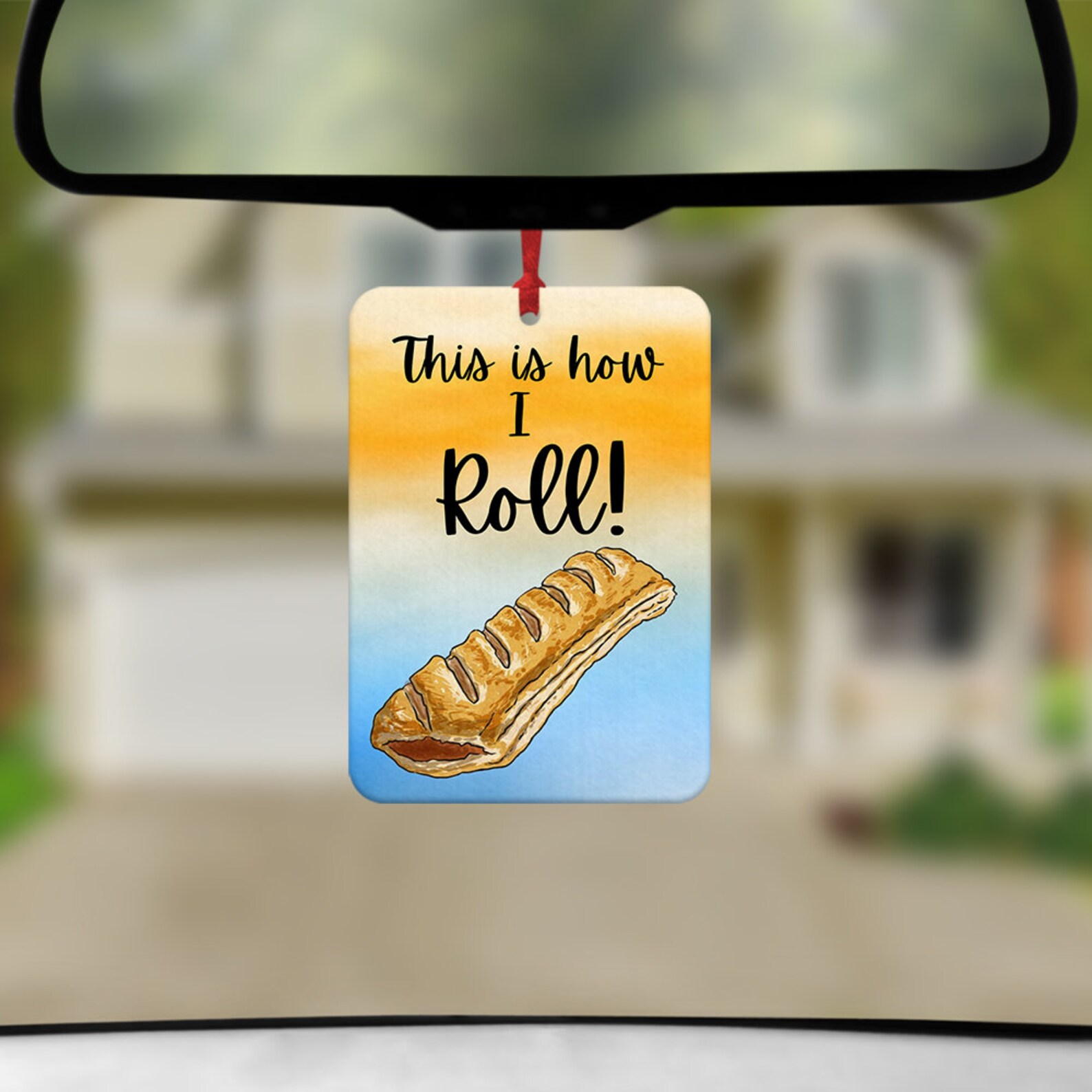 Funny Car Air Freshener This is How I Roll Air Freshener Etsy