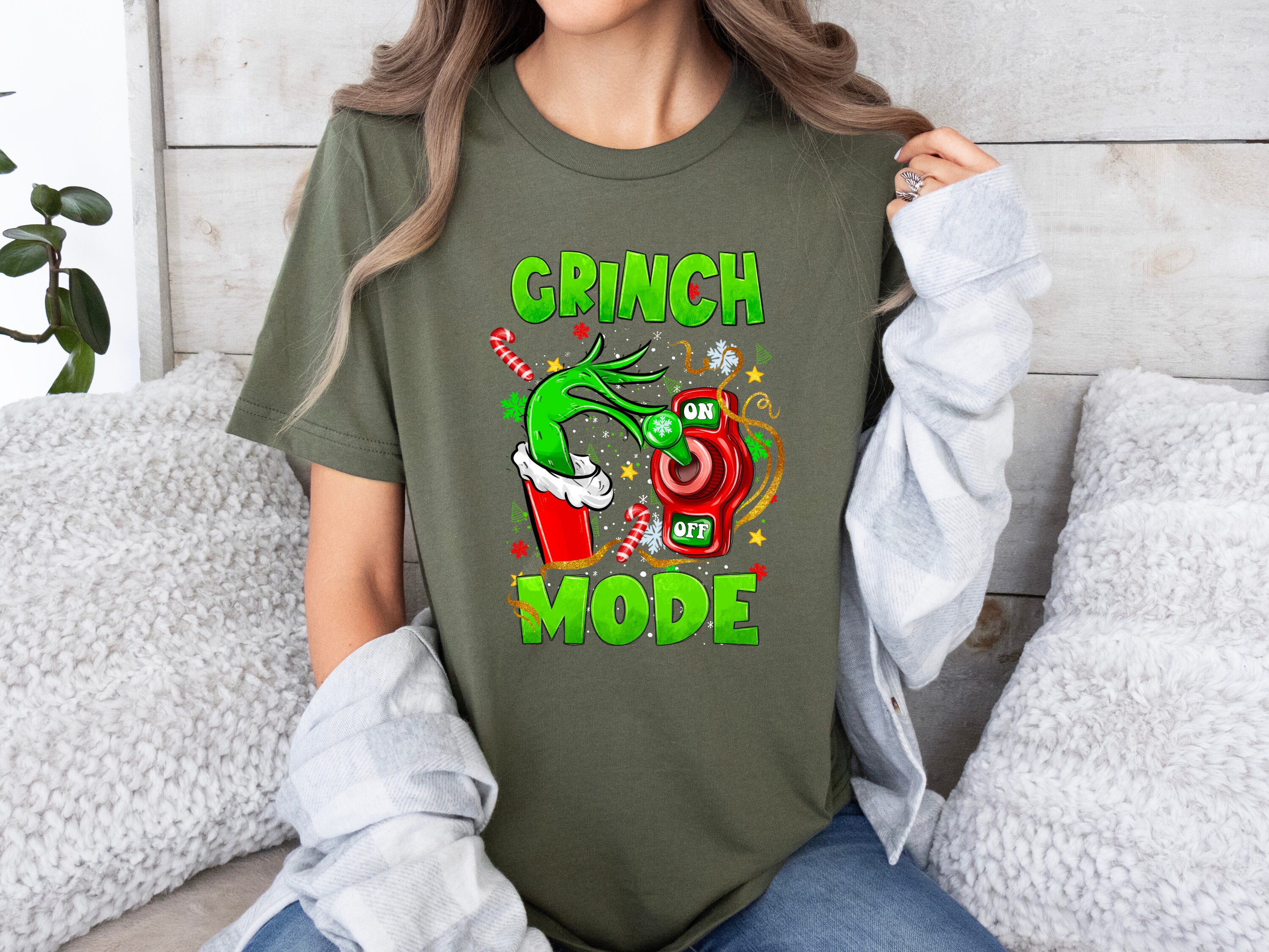 Grinch Shirt, Grinch T-shirt, Christmas Grinch Shirt, Holiday Shirt ...