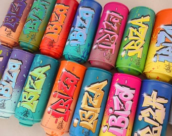 Handmade graffiti spray can custom-made with personalized name, street art, graffiti, personalized birthday gift