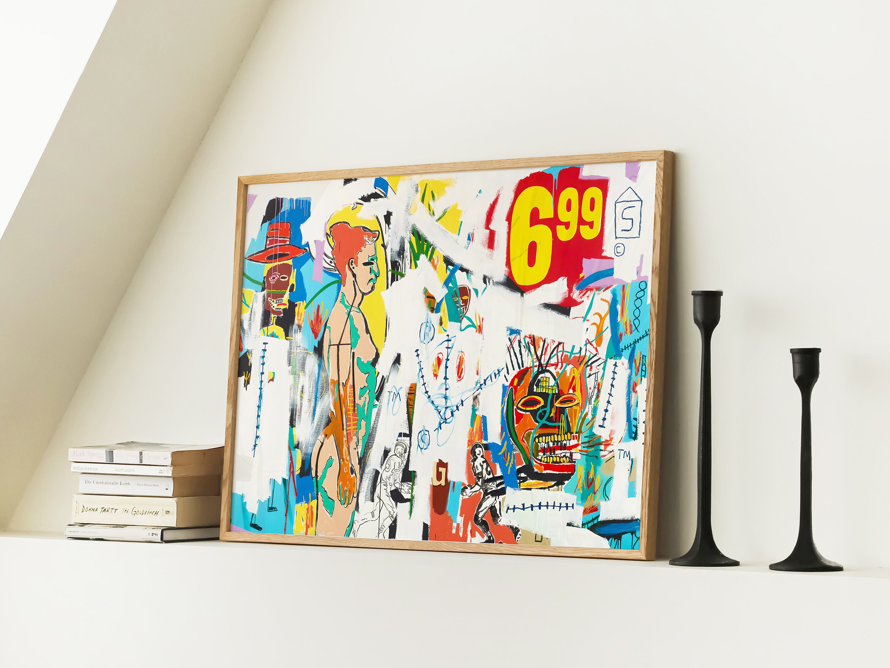 Basquiat X Warhol Collaboration Art, 699, Exhibition Print