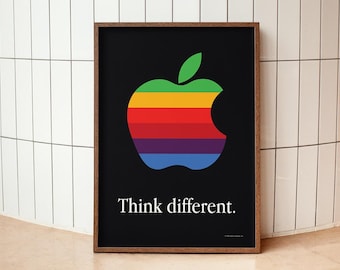 Scarce James Watson Original 11x17 Apple Think Different Poster