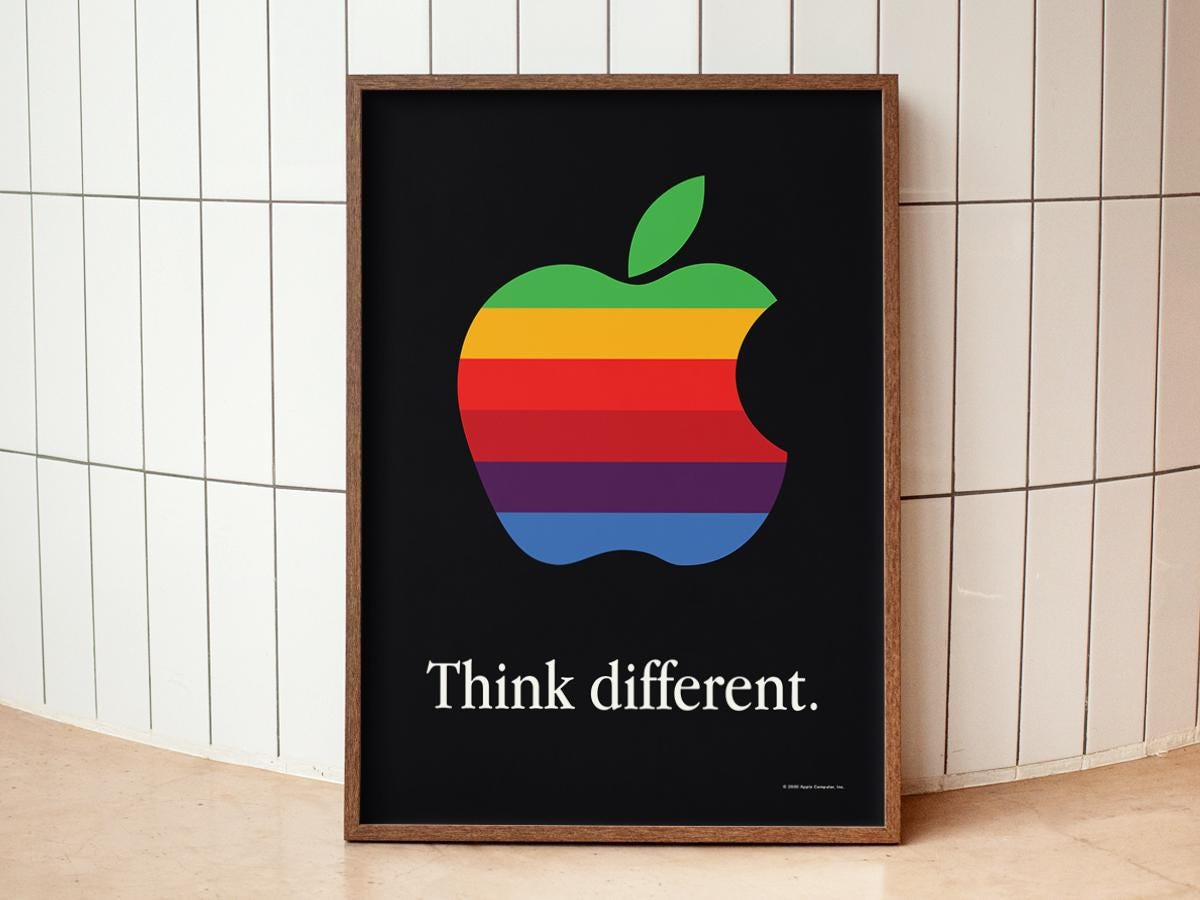 Think different apple poster - Etsy 日本