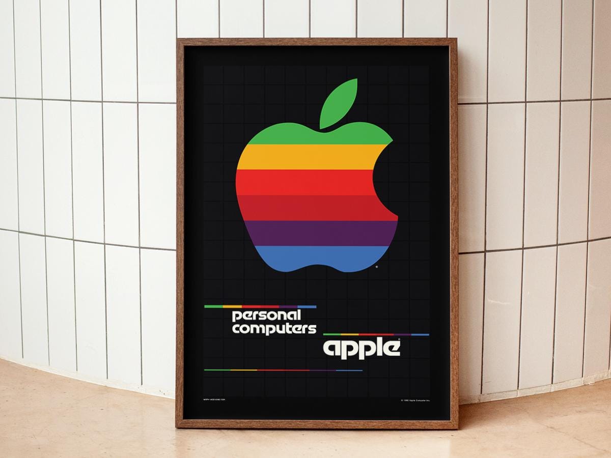 Appleレインボーロゴ - Etsy 日本