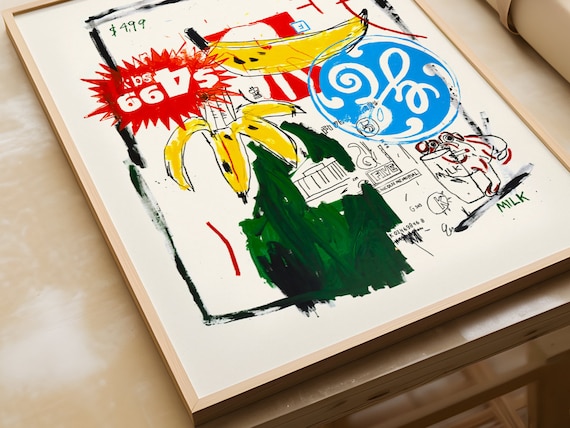 Basquiat X Warhol Collaboration Artwork, Bananas Exhibition