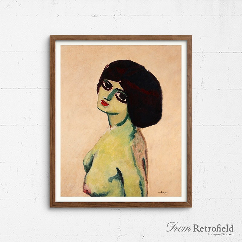 Deux yeux door Kees van Dongen 1911 Modern Art Print Gallery - Etsy  Nederland