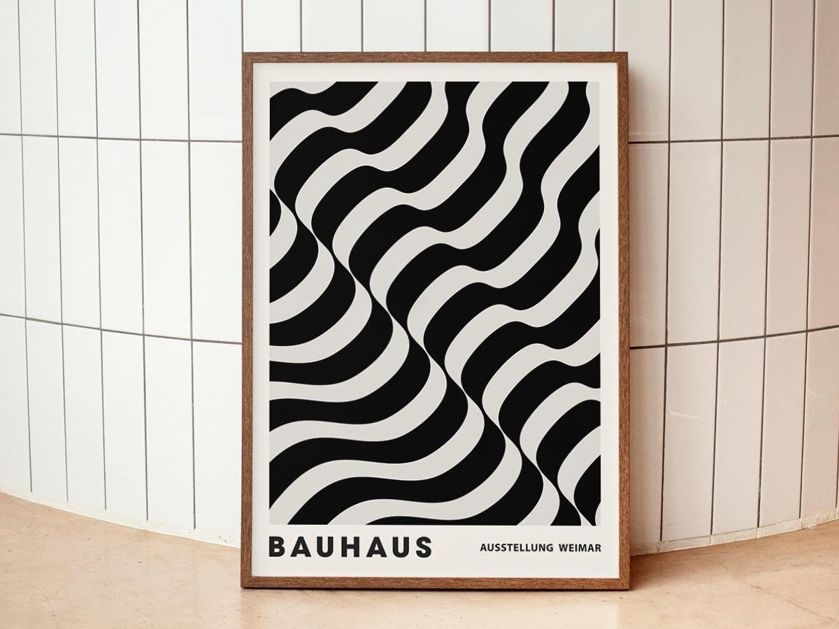 Bridget riley poster - Etsy 日本