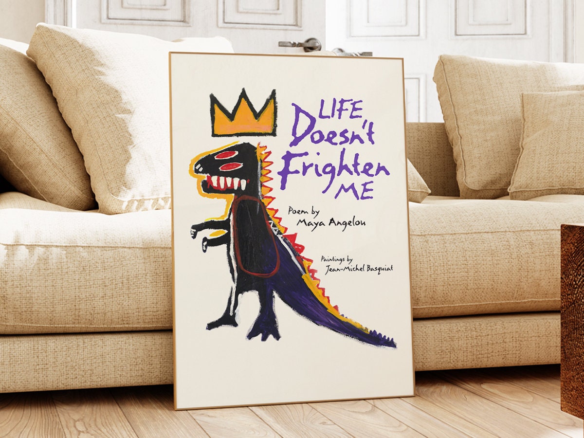 ジャンミッシェル・バスキア 王冠 恐竜 アートパネル 壁掛け モダン