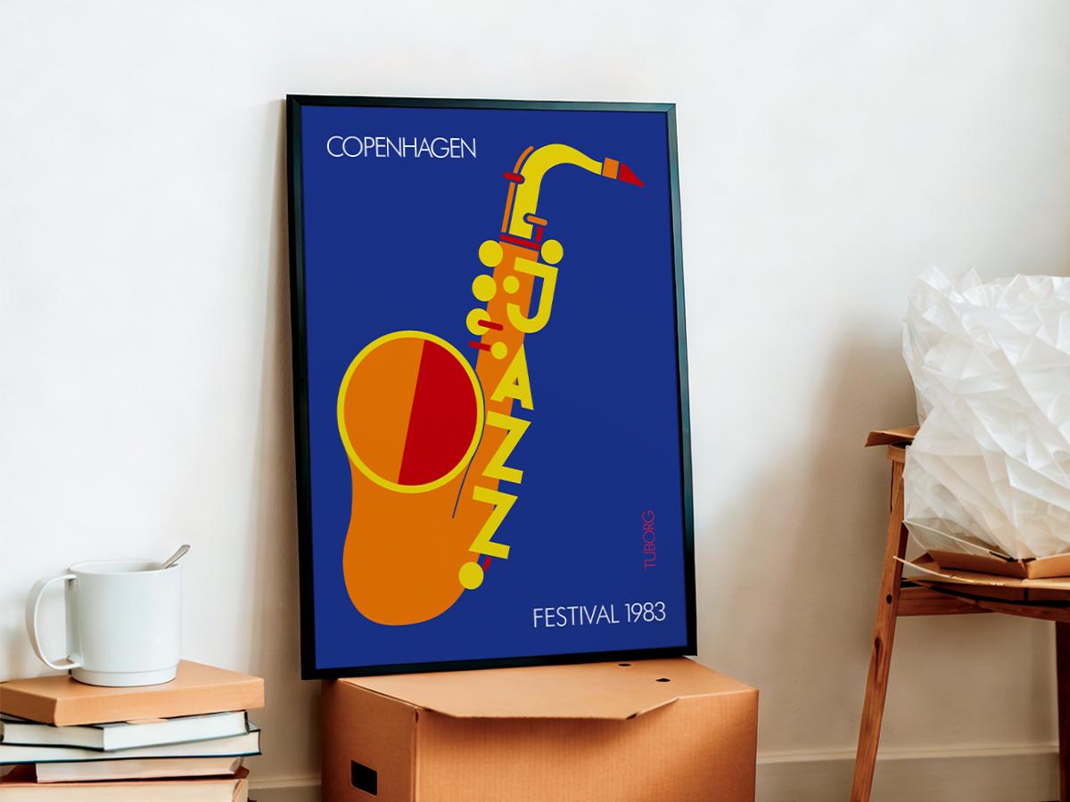 Copenhagen Jazz Festival 1983 Poster, International Jazz Festival