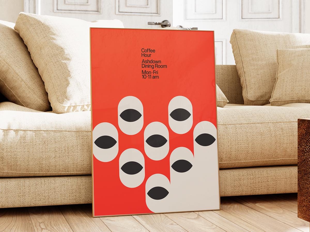 Coffee Hour Poster, Jacqueline Casey, Massachusetts Institute of